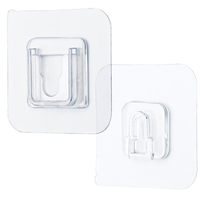 5PCS Cable Organizer Double-Sided Adhesive Wall Hooks Hanger Strong Hooks Suction Cup Sucker Wall Storage Holder