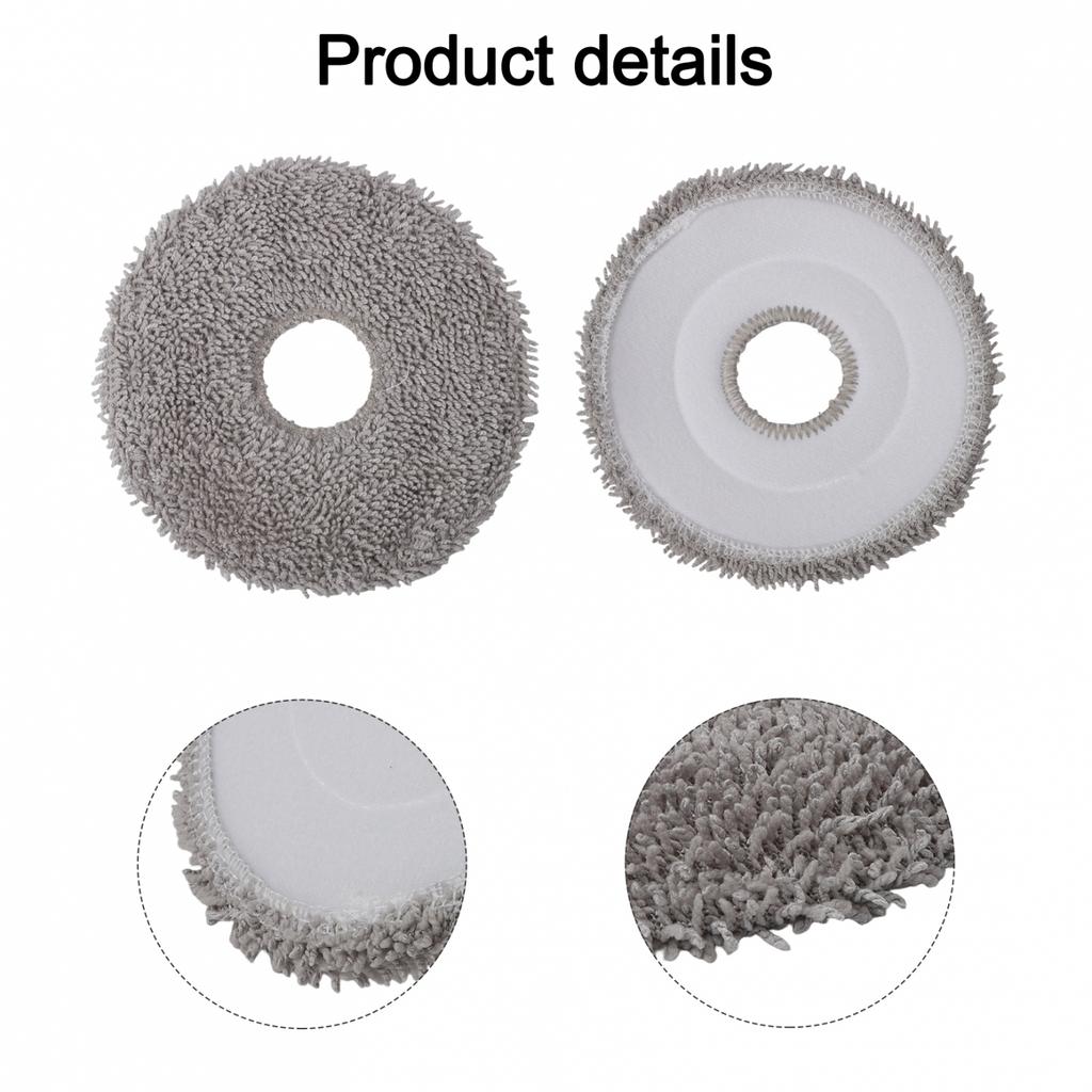 4 or 10 Pack Mop Cloths for Mova For P50 Pro For Ultra P10 Pro Easy to Replace