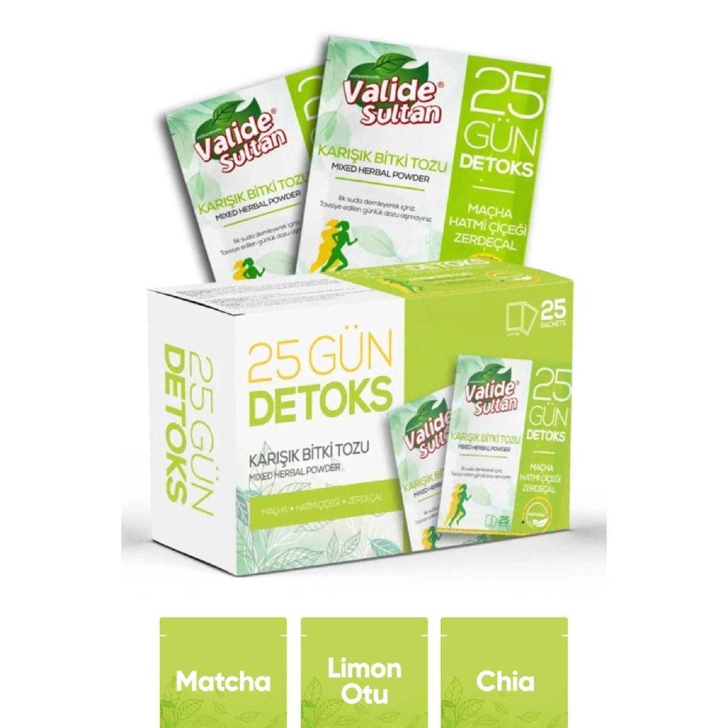 

Трав яний чай Detoxs Mixed 25 Days, трав яний порошок