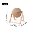 Cat Cratchers Ball Toys Sisal and Wood Stable Triangle Cats Indoor Stuff Sturdy Scratching Cool Scratch On Stand Spin