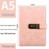 Retro Artistic Password Lock Diary for Primary School Girls