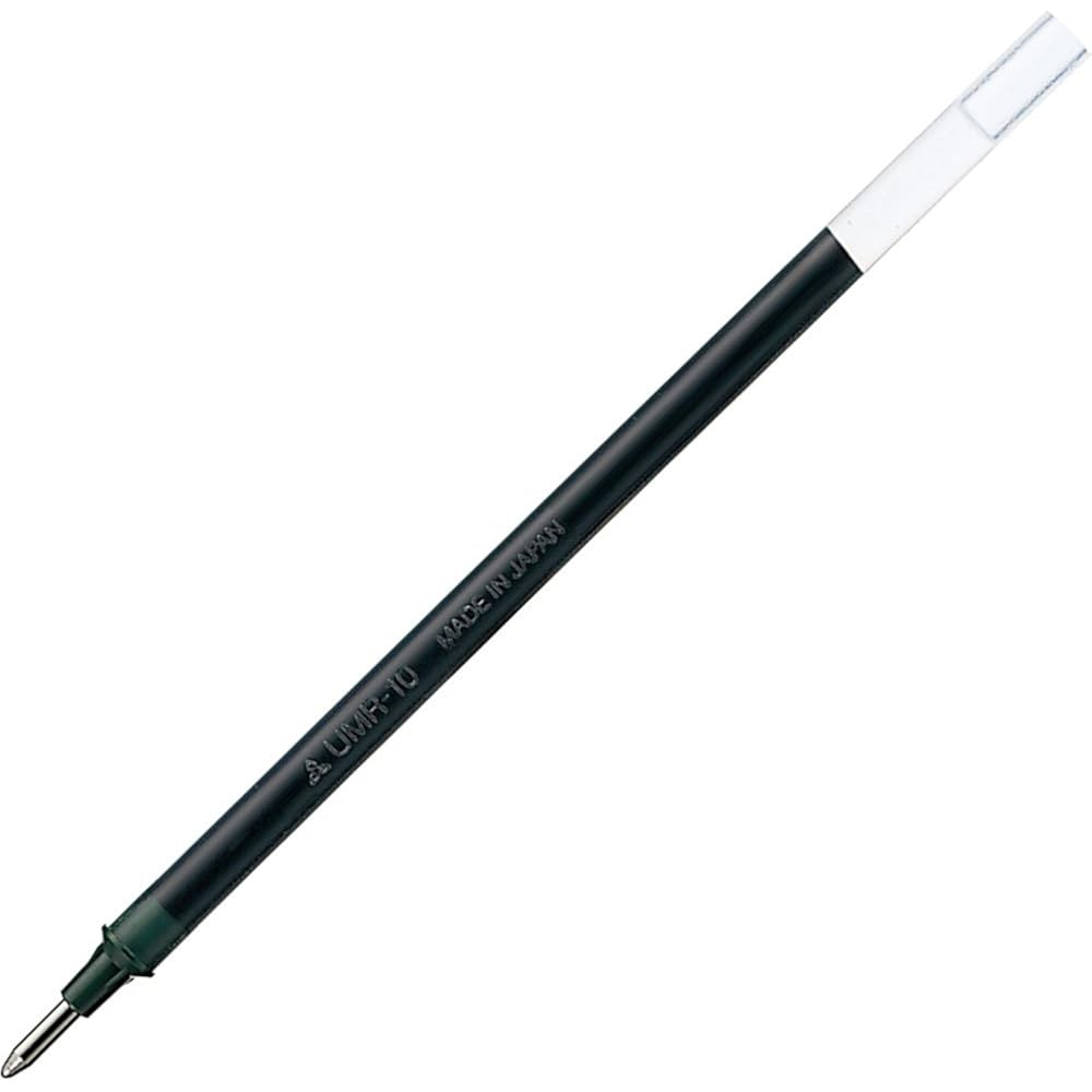 Mitsubishi Pencil Ballpoint Pen Refill Gel Ink Cygno 1.0mm Black UMR10.24, Pack of 10