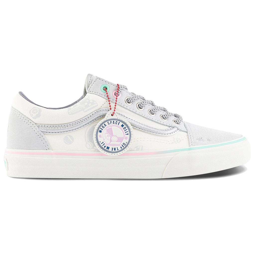 Space Molly x Vans Old Skool Réfléchissant Guimauve Baskets Unisexe Gris Guimauve-Blanc VN000E9TBP1