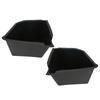 2 Pcs Rear Trunk Organizer Side Storage Packets Bins with Lid Additional Storage Box Tray Replacement for Tesla Model Y