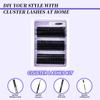 230-300 Clusters Voluminous D-Curve Segment False Eyelashes DIY Kit