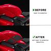 Für Ducati Kraftstofftank-Griffpolster Knietraktion V4 Panigale V4S Streetfighter V4 S 2025 2020 2019 2018 Anti-Rutsch-Kraftstofftank-Aufkleber