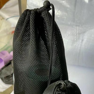 Thickened Outdoor Camping Cookware Drawstring Mesh Bag