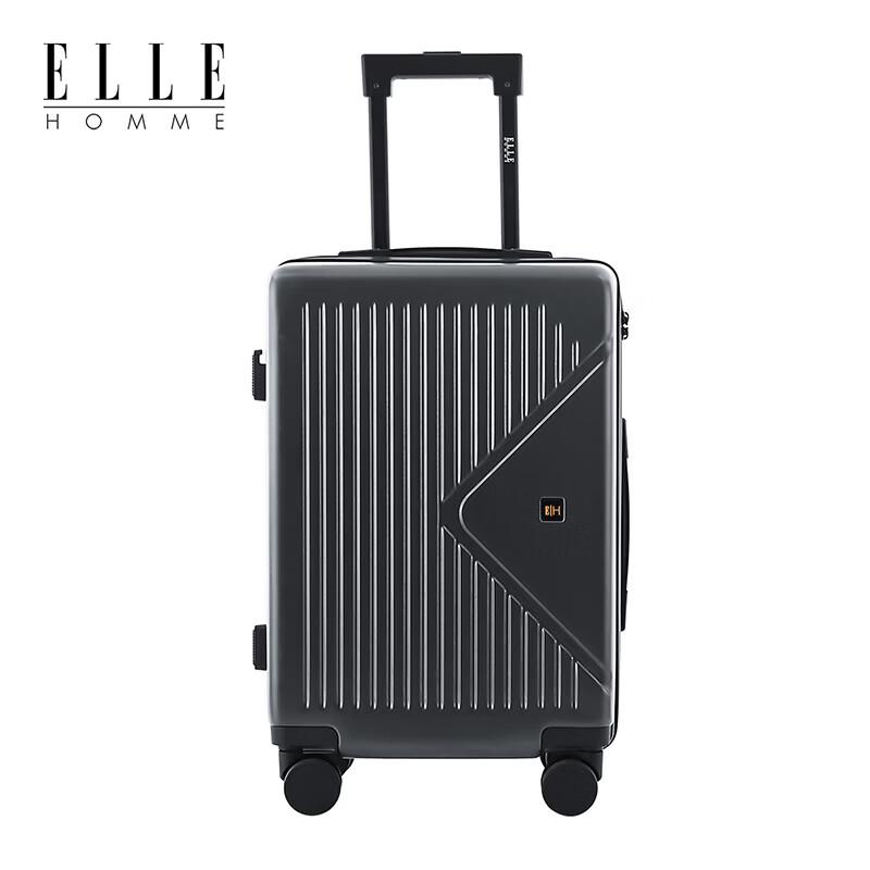 ELLE HOMME EH2202 Hardside Carry-On Luggage