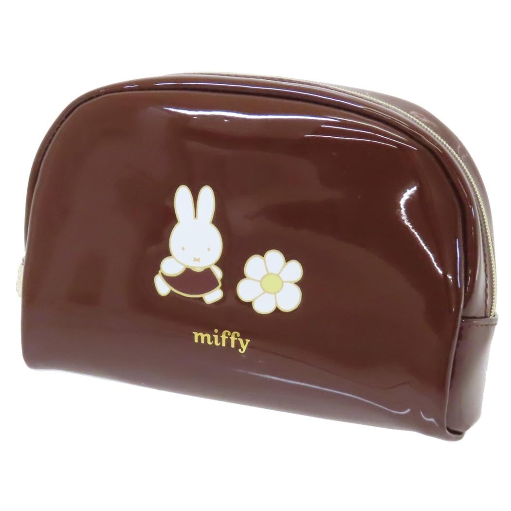 

Marimo Craft Miffy Strawberry Chocolate Enamel W13 x H10 x & Pouch, Brown, D3.5cm (DBM-2113)