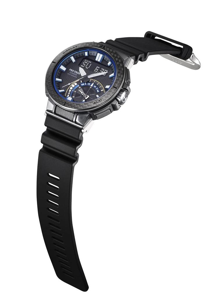 Casio Pro Trek Angler Line Solar Watch Black Radio-Controlled PRW-73X-1JF Men's