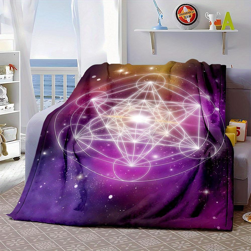 Metatron Würfel Galaxie Druck Decke Vier Jahreszeiten Universell Büro Zuhause Geschenk