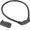 2PCS Steel Cable Bike Cable Lock 4 Digit Combination Ring Cable Lock Steel Cable Lock  Skateboards