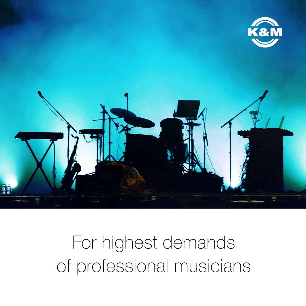 Tablet Holder with Clamp Black K&M [19791] Color