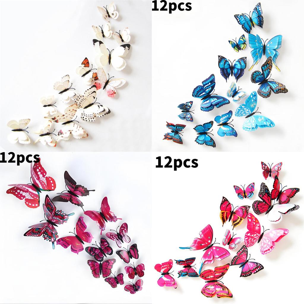 Unique 3d Butterfly Wall Art With Multipiece Pvc For Bedroom And Living Room Decor