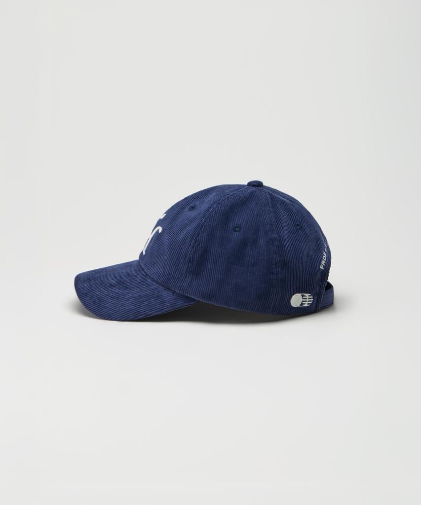 Teulaepighamoni Corduroy Th Logo Deep-Fit Ballcap_Navy