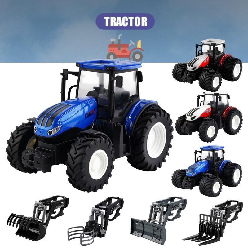 2.4g Alloy Rc Farmer Engineering Tractor Toy For 4-6 Years Kids