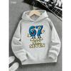 Spring Autumn 67 Print Women's Hoodie Funny Pullover Fashionable and Fun Sweatshirt Men's Hoodie Top