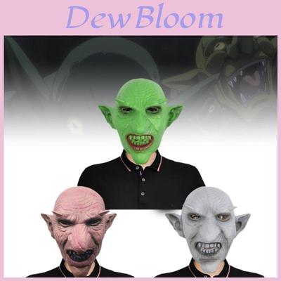 Spuktakuläre Green Goblin Maske Latex Vollgesichtsabdeckung Ideal für Gruselige Themenfeiern