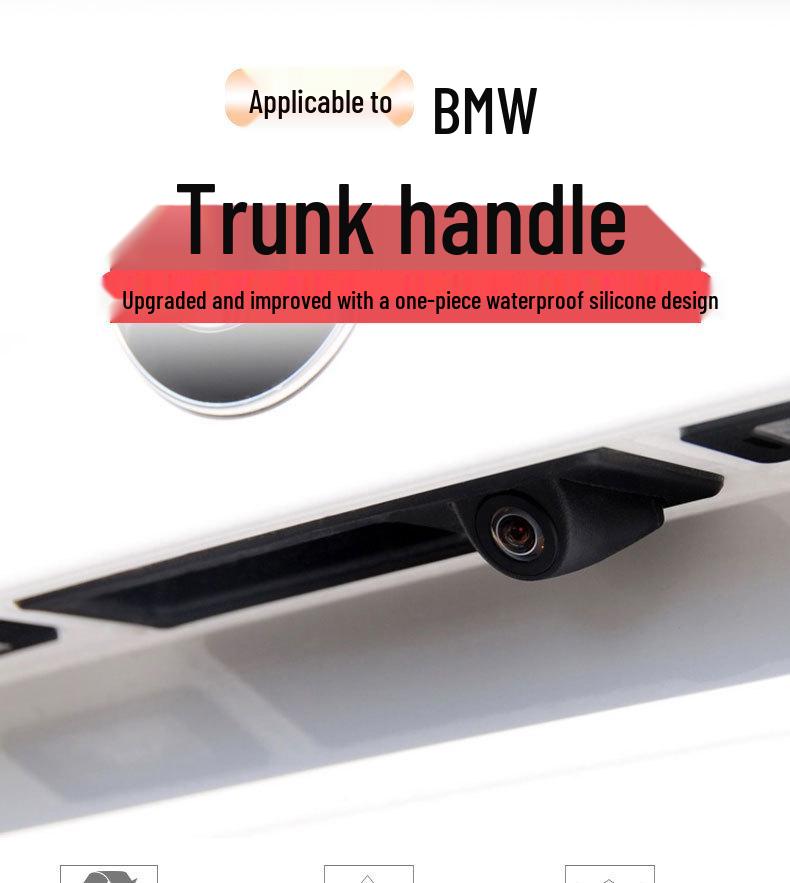 BMW 2, 3, 4, 5 Series & X1/X3/X5 Trunk Tailgate Handle with Camera