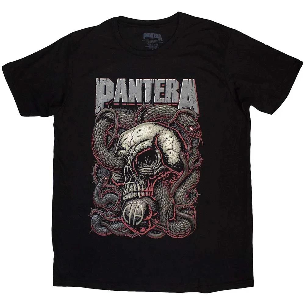 Pantera Serpent Skull Shirt S-XXL T-Shirt Official Metal Band Black Tshirt 2XL