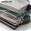 Limi [Antibacterial] Men's Socks, Spring And Summer Striped Short Socks, Breathable Casual Boat Socks for Men, 4 Colors One Size Fits All