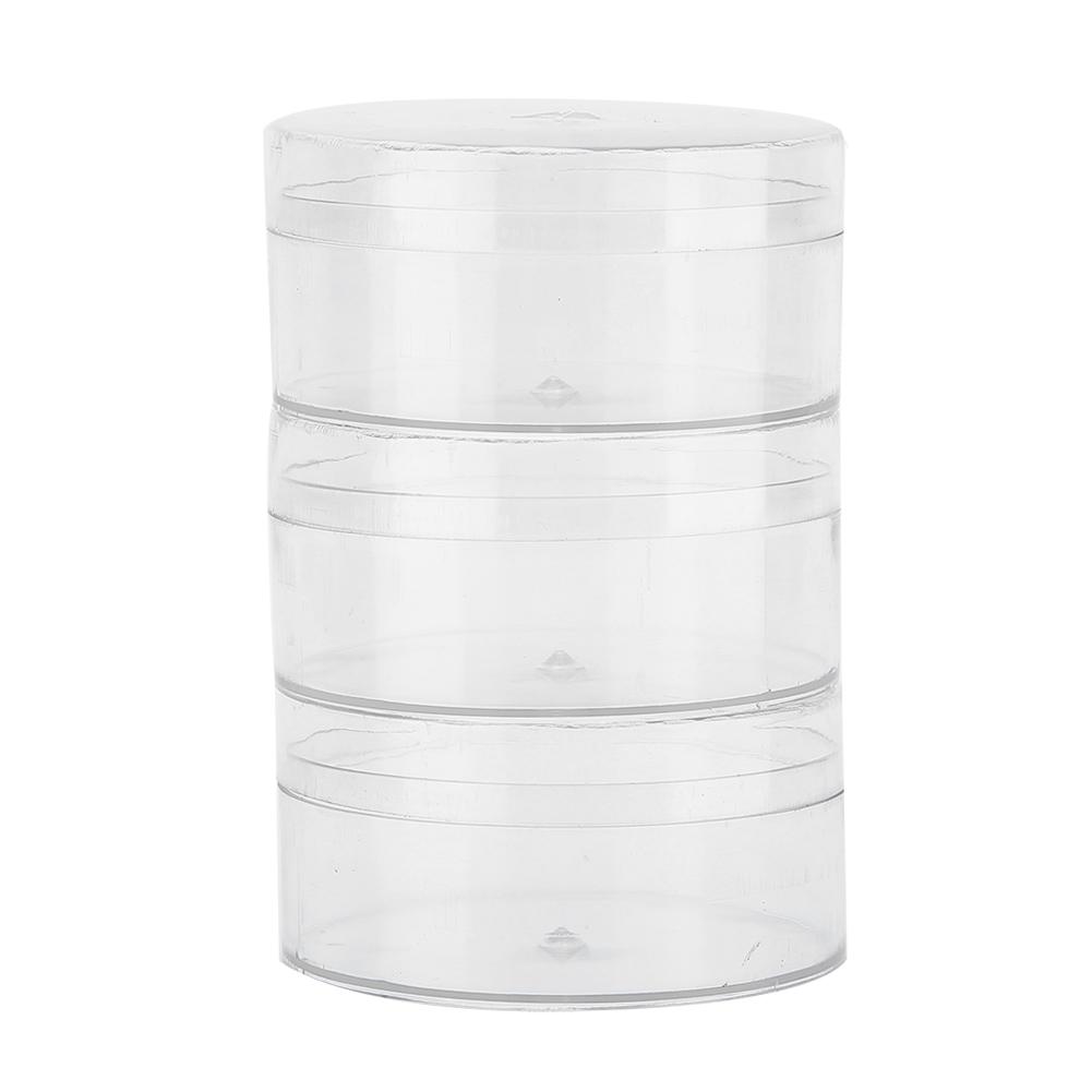 3Pcs Plastic Watch Movement Cleaning Maintenance Repair Pot Watch Oil Washing Jar