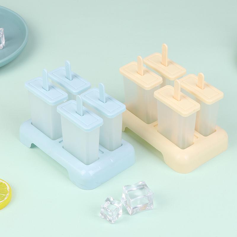 Iskrem Popsicle Form DIY Iskremmaskin Hjemmelaget Isboks Med Plastpinne Ispinneform Isbitbrett Kjøkkenredskaper