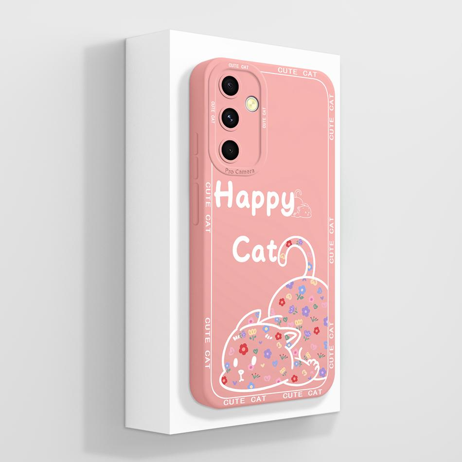 For Samsung Galaxy A54 5G Case Stylish Soft Liquid Silicone Full Protection Anti Drop Protector For Samsung A 54 Cover For Women