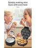 7-Hole Electric Mini Pancake & Tart Maker with Large Capacity and Constant Temperature Control