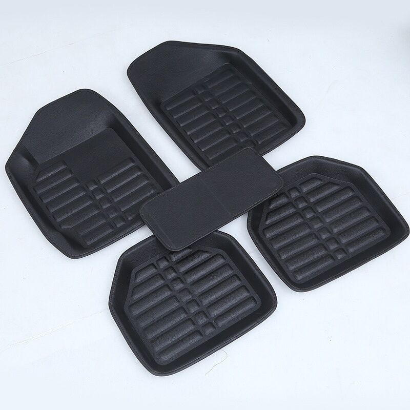 5Pcs/Set Universal Car Auto Floor Mats Floor Liner Pu Leather Carpet Semi Deep Dish Matting Car Floor Matting