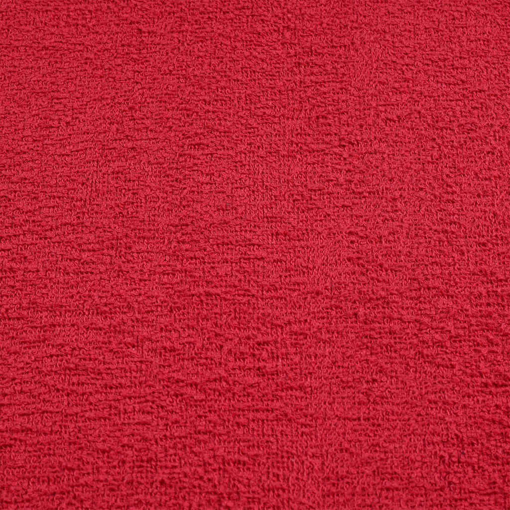 Vidaxl Ręczniki, 4 Szt., Czerwone, 100X200 Cm, Bawełna 100%