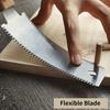 Japanese Handsaw with Flexible Metal Blades - Precision Woodworking Tool for Smooth Cutting, Ergonomic Wood Handle, Manual Operation