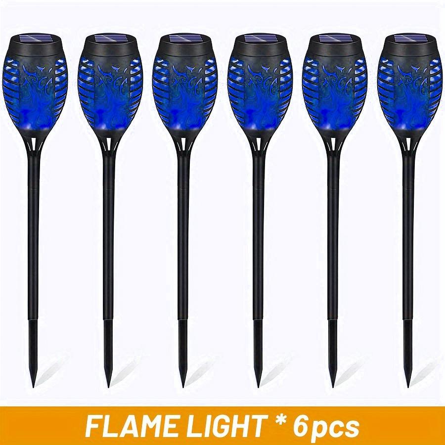 Halloween exclusive 12LED Solar Flame Torch Light Flickering Lamp Waterproof Garden Decoration Outdoor Lawn Path Yard Floor Lamp