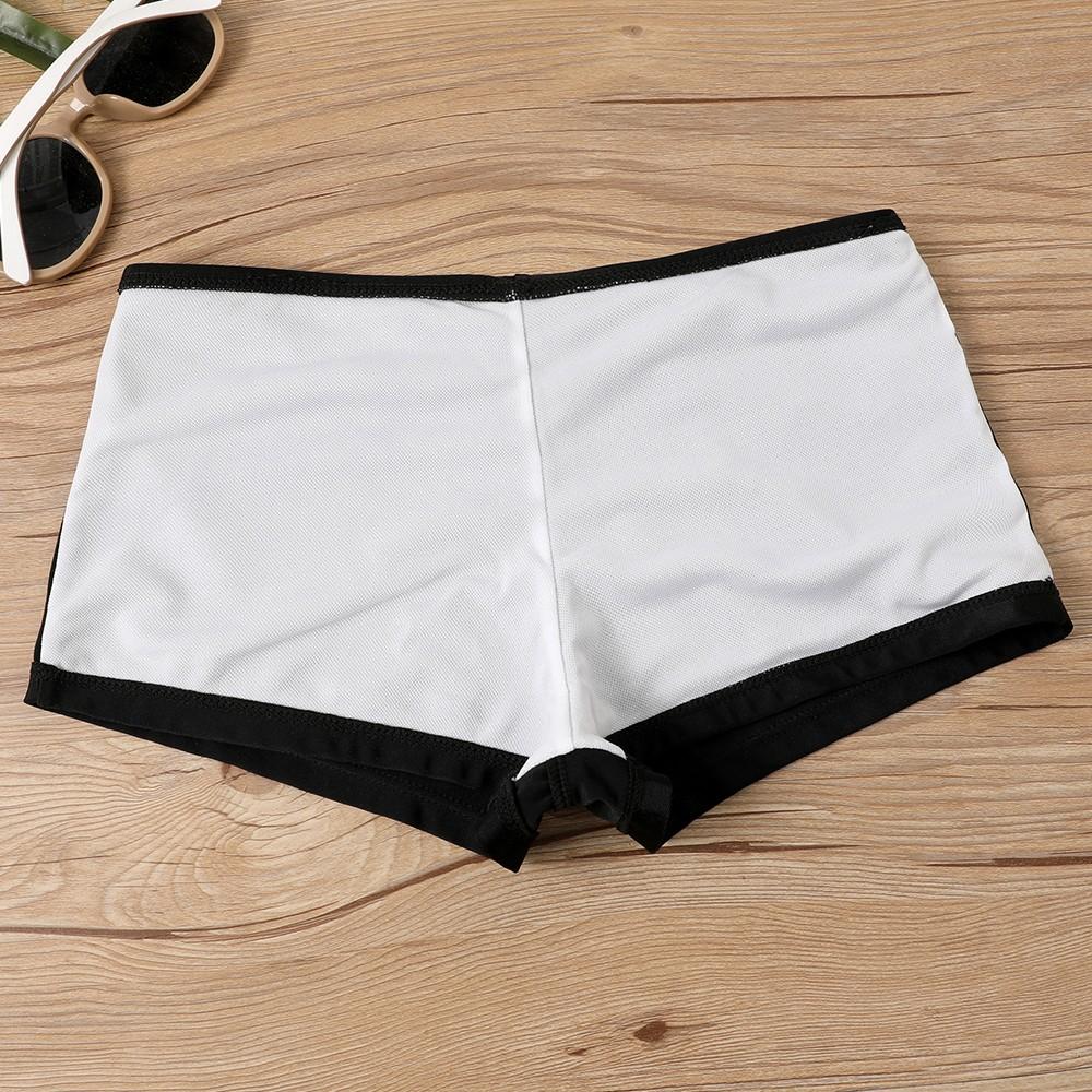 Damen Sexy Slim Fit Bedruckter Sling Split Bikini Plus Size Badeanzug (Zwei Stück)