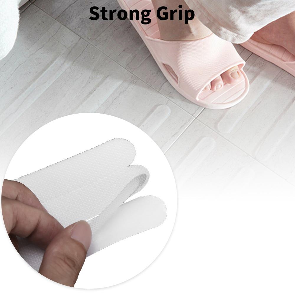 24 PCS Self Adhesive Anti Slip Strip Transparent Bathtub Sticker Practical Non Slip Sticker Family