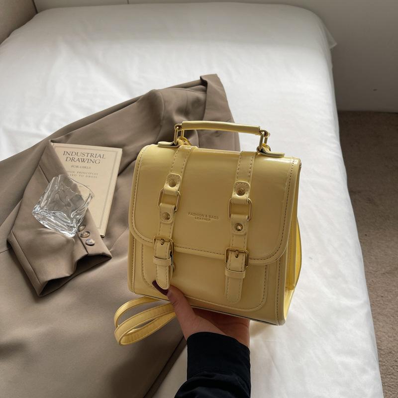 College Style Hand Carry Small Schoolbag 2025 New Trend Foreign Style Shoulder Bag Going Out Light Travel Backpack Women