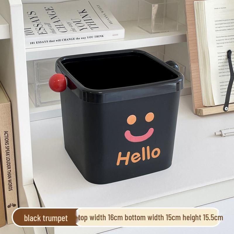Nordic Style Corner Storage Trash Can - Lidless, Multifunctional, Press Ring Type