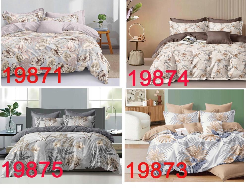 Warm flannel bedding 140x200 + Polish pillowcase, leaves, flowers