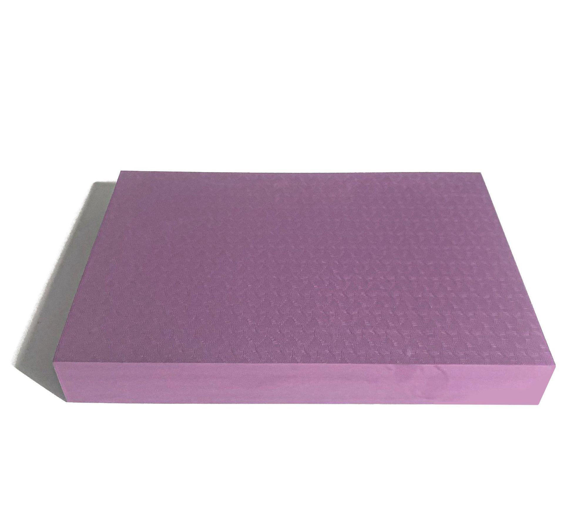 

Высокоэластичная нескользящая балансировочная подушка: Утолщенный квадратный фитнес-наколенник с поддержкой брюшного колеса для домашних тренировок 20x30x4.0 cm