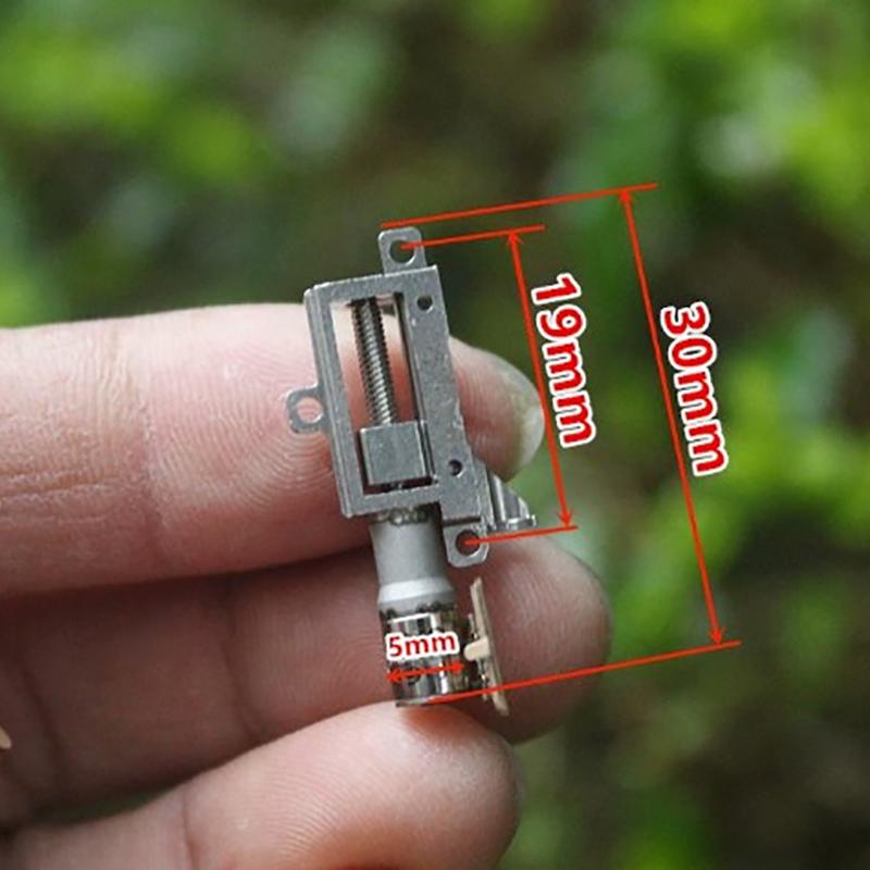 1pz Mini 5mm 2 Fasi 4 Fili Riduttore di Precisione in Metallo Motore Passo-Passo Ultra-Micro 5mm Corsa Attuatore Lineare