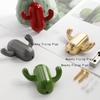 1pc Zinc Alloy Cactus Hook Cactus Hook Behind The Door Wall Mounted Coat Hook Household Hardware Accessories Screw Installation
