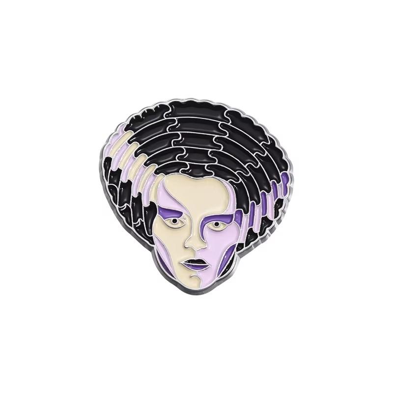 Halloween Horror Enamel Pins Scary Movies Figure Thrilling Terror Mask Brooch Lapel Brooches Jewelry Souvenir Gifts For Friends