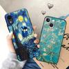 iPhone15 Mobile Phone Case Van Gogh Starry Night Mobile Phone Case Is Painted and Anti-drop for Anti-drop Mobile Phone Case.