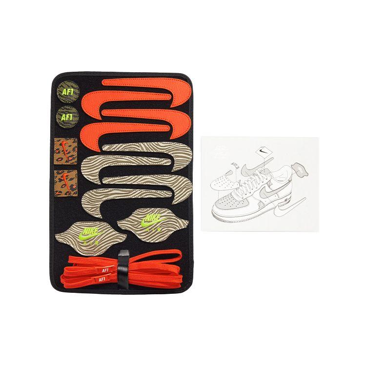 Nike Air Force 1/1 Animal Print Unisex Sneakers Green Medium-Olive Rattan DM5329-200