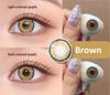 Color Contact Lenses 1 pair for colorful Eyes 14.3mm Yearly Use Soft Cheap Lens Natural color