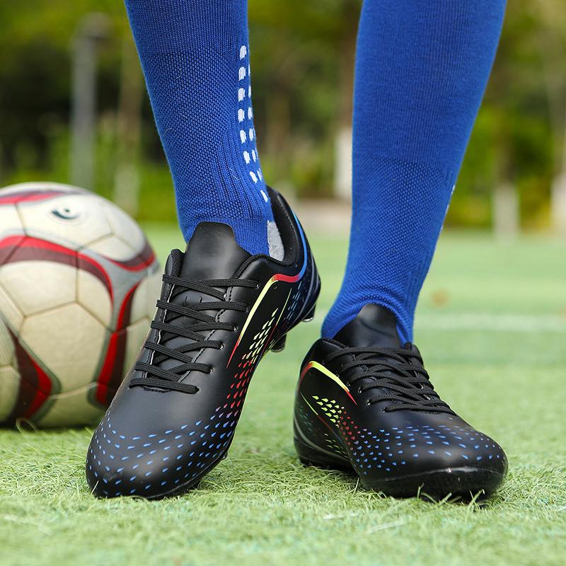 Mens Football Shoes Training Artificial Captain Football Shoes for Kids Boys Soccer Shoes