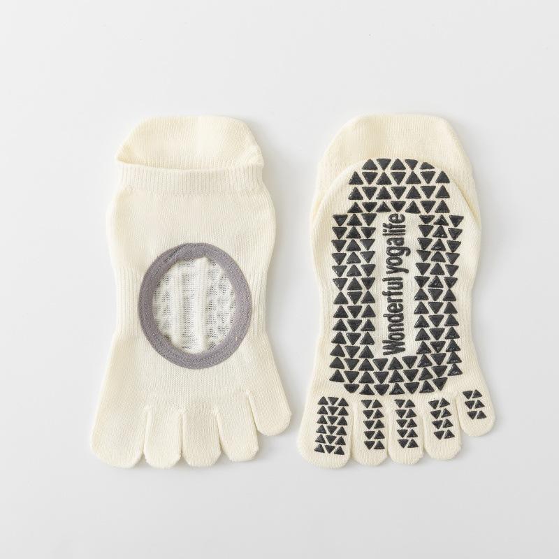 Cotton Yoga Pilates Socks - Children's Anti-slip Socks, Five-finger Socks, Summer Thin Yoga Socks, Split-toe Socks, Boat-shaped Socks