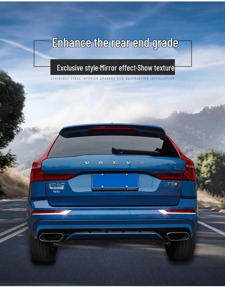 Volvo XC60 Fog & Tail Light Trim Bright Strip Kit