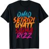 SEVEWAGE Ohio Skibidi Gyatt Sigma Rizz Funny Meme Vintage Birthday T-Shirt