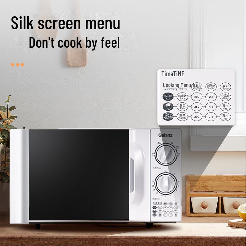 Šestistupňová mechanická otočná mikrovlnná trouba s ovládáním knoflíkem